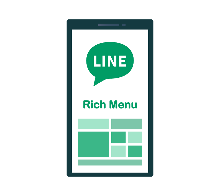 LINE rich menus feature