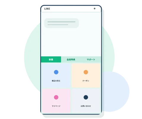 Tabbed rich menus